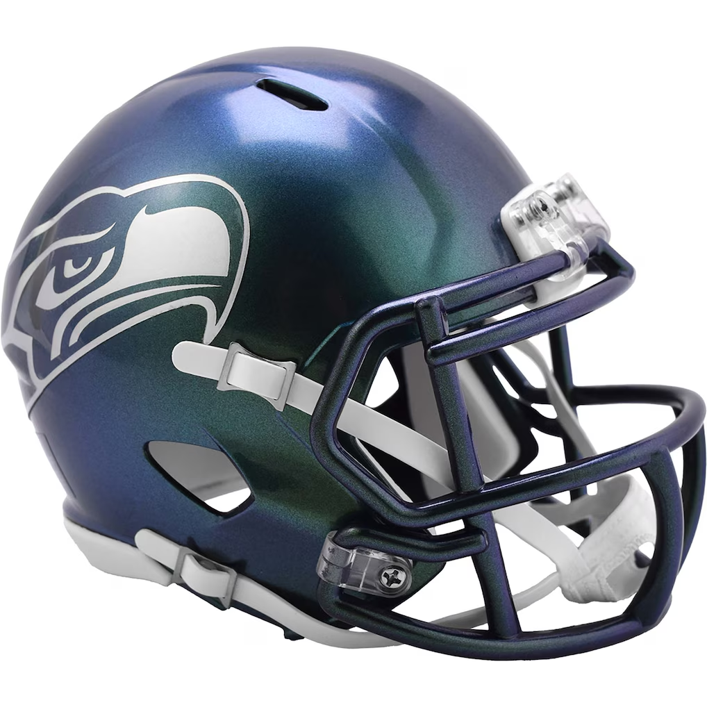 SEATTLE SEAHAWKS 2025 NFL RIVALRIES ONFIELD ALTERNATE RIDDELL SPEED MINI HELMET