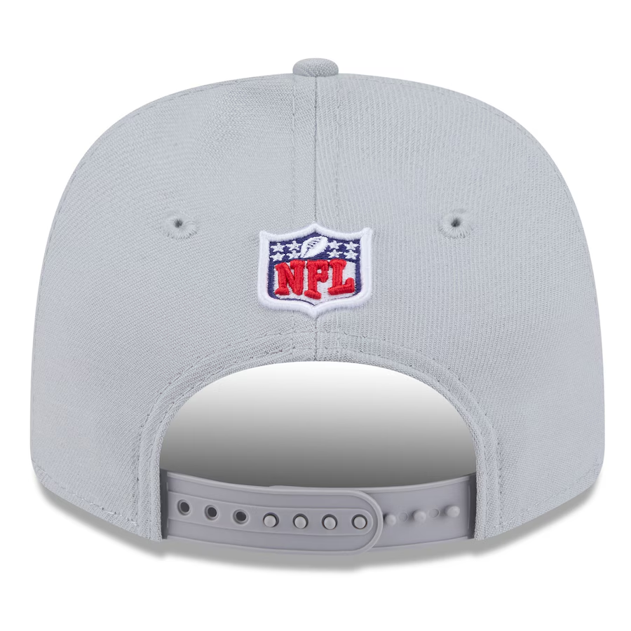 SEATTLE SEAHAWKS 2025 NFL RIVALRY SIDELINE COLLECTION 9SEVENTY ADJUSTABLE HAT - WOLF GRAY