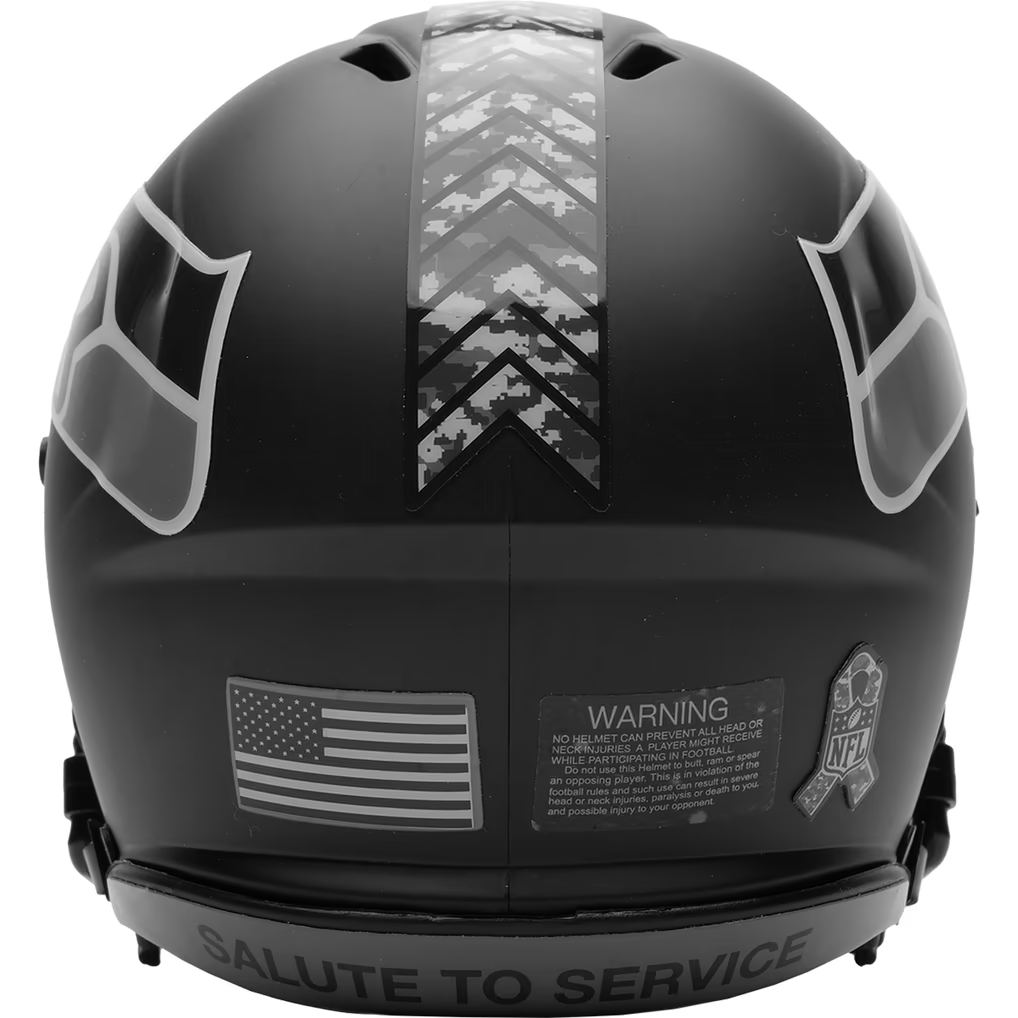 SEATTLE SEAHAWKS 2026 NFL SALUTE TO SERVICE RIDDELL SPEED MINI HELMET