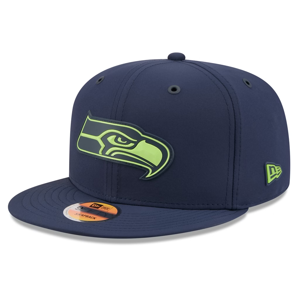 SEATTLE SEAHAWKS 2026 NFL SIDELINE 9FIFTY SNAPBACK HAT - NAVY