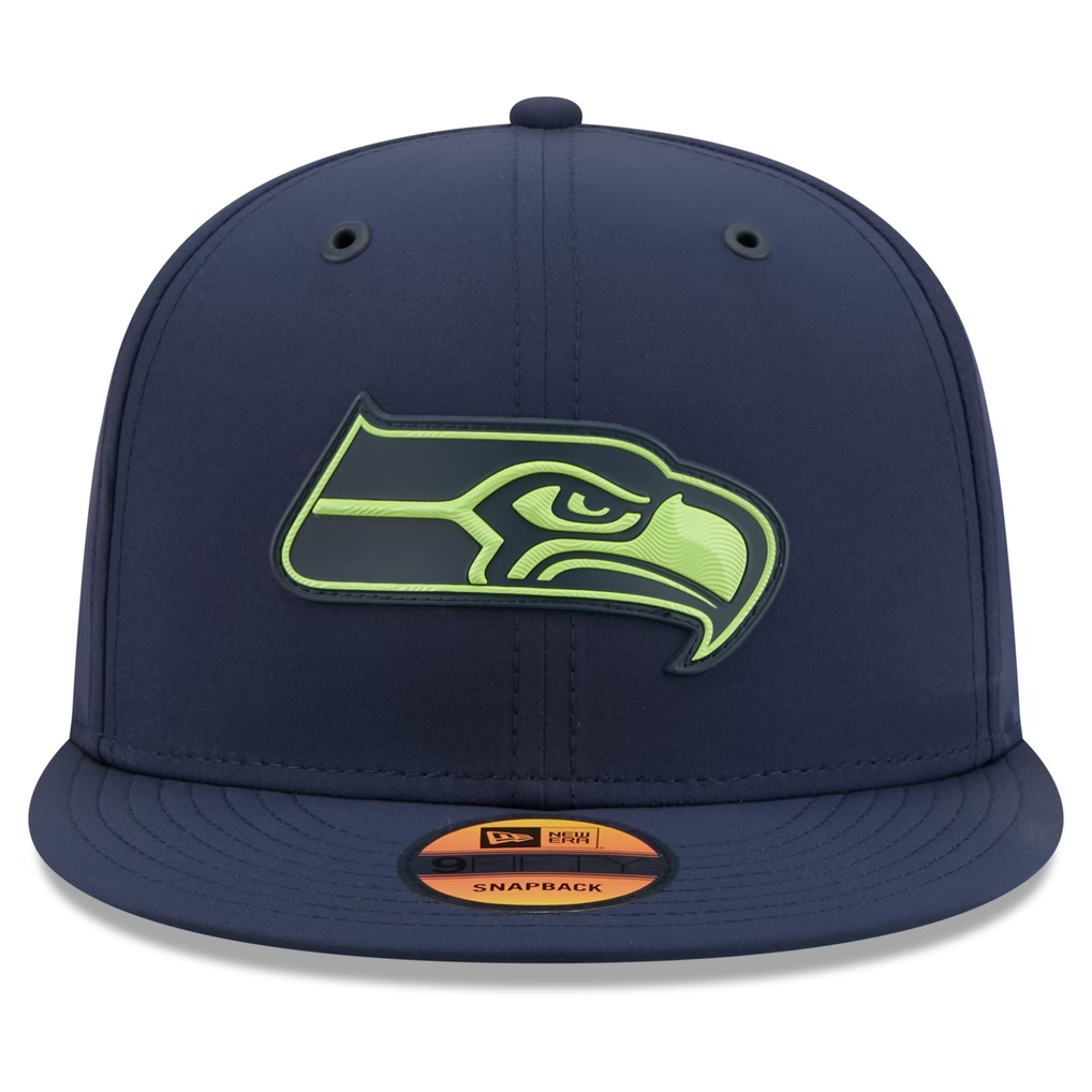 SEATTLE SEAHAWKS 2026 NFL SIDELINE 9FIFTY SNAPBACK HAT - NAVY