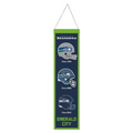 BANDERA DE LANA EVOLUTION DE 8" X 32" DE SEATTLE SEAHAWKS