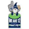 SEATTLE SEAHAWKS GNOME METAL 10" x 30" OUTDOOR SIGN