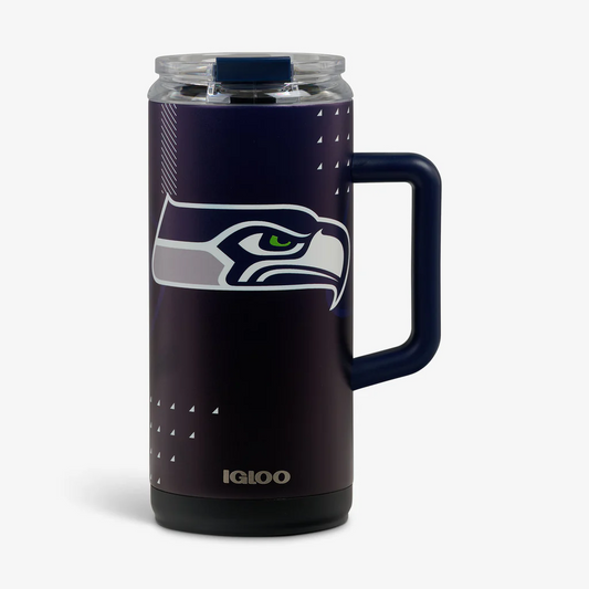 SEATTLE SEAHAWKS IGLOO NFL 1L BEER MUG - NAVY/BLACK