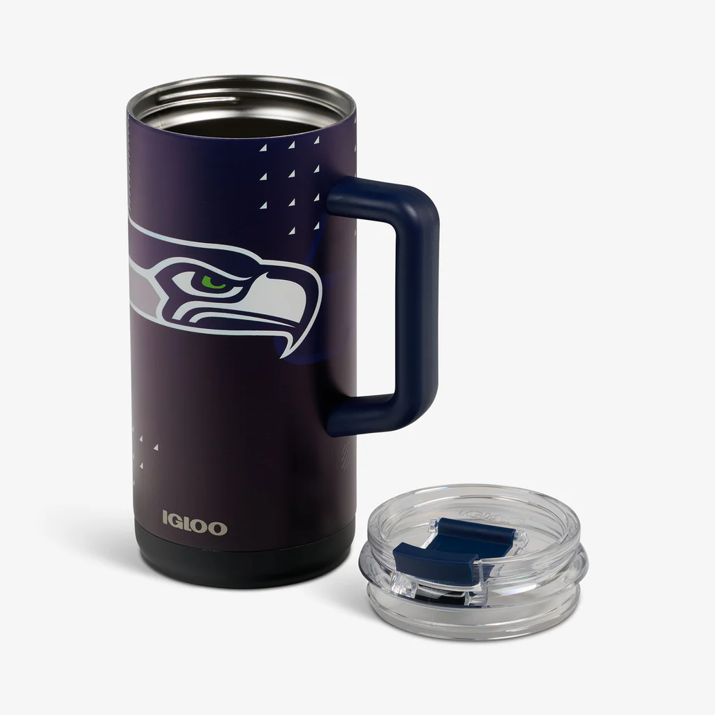 SEATTLE SEAHAWKS IGLOO NFL 1L BEER MUG - NAVY/BLACK