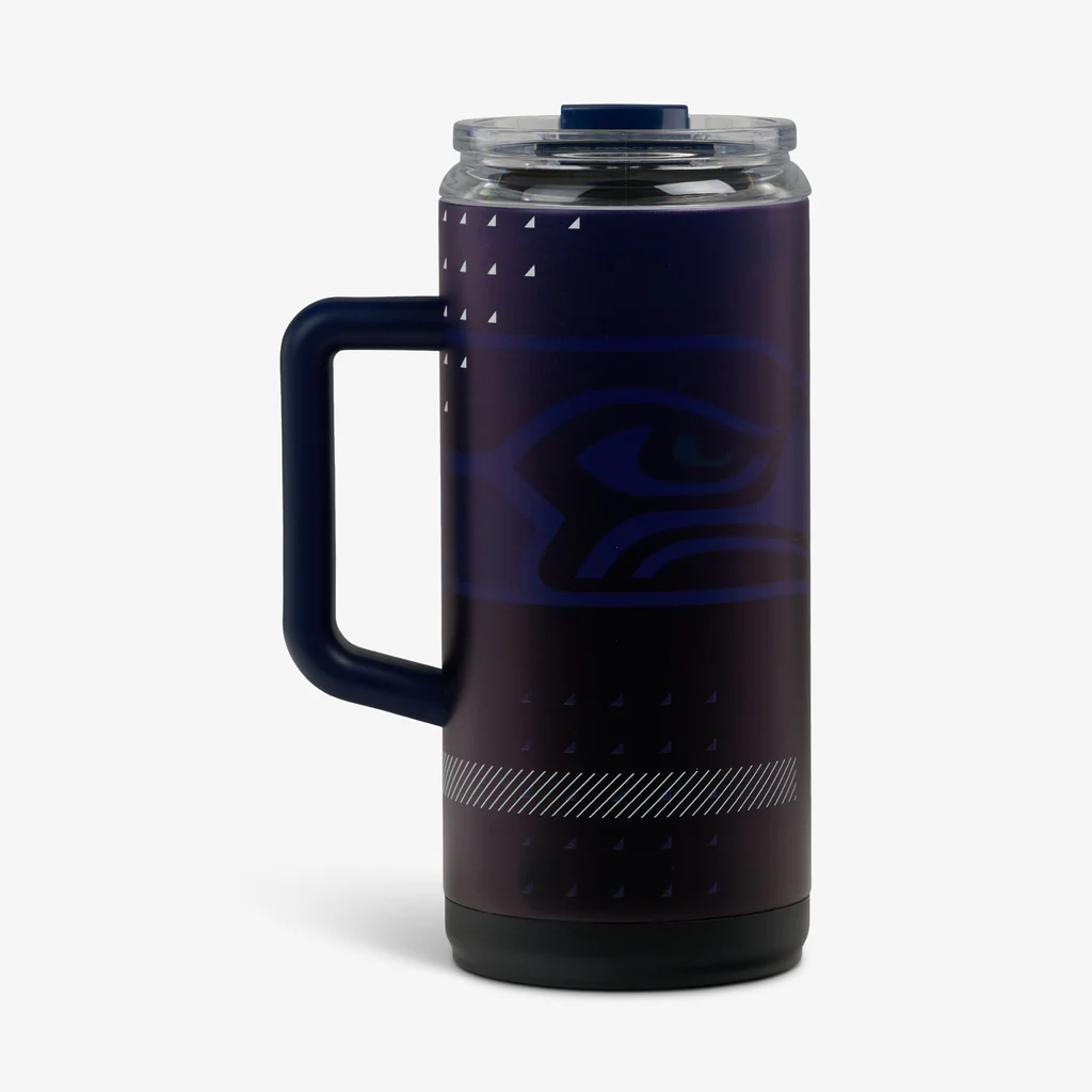 SEATTLE SEAHAWKS IGLOO NFL 1L BEER MUG - NAVY/BLACK
