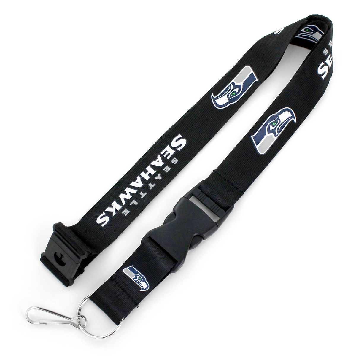 SEATTLE SEAHAWKS LANYARD - BLACK