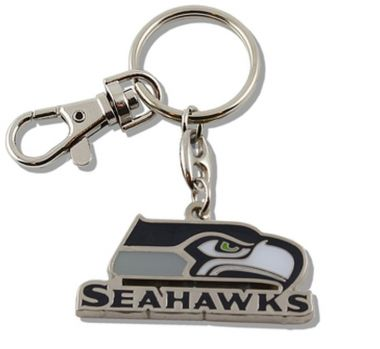 SEATTLE SEAHAWKS LOGO HEAVYWEIGHT KEYCHAIN