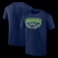 SEATTLE SEAHAWKS MEN'S 2025 NFC CONFERENCE CHAMPIONS HOMETOWN NOT DONE T-SHIRT