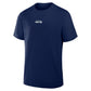 SEATTLE SEAHAWKS MEN'S BETWEEN THE NUMBERS LEGACY T-SHIRT - NAVY