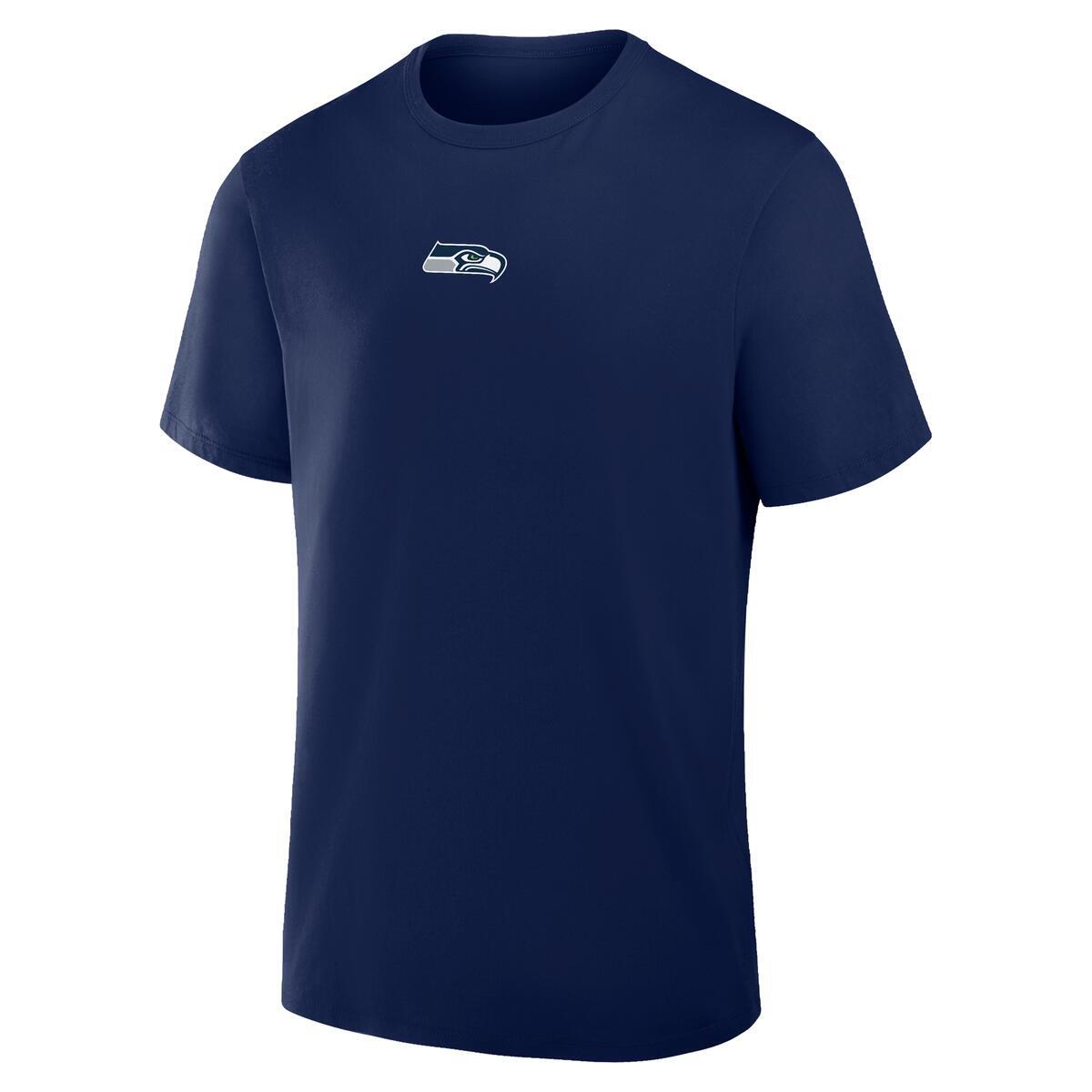 SEATTLE SEAHAWKS MEN'S BETWEEN THE NUMBERS LEGACY T-SHIRT - NAVY