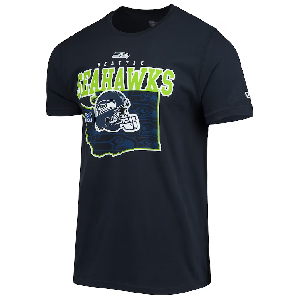 SEATTLE SEAHAWKS MEN'S NEW ERA LOCAL PACK T-SHIRT - NAVY