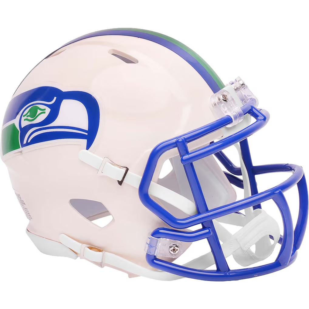 SEATTLE SEAHAWKS RETRO COLLECTION RIDDELL SPEED MINI HELMET