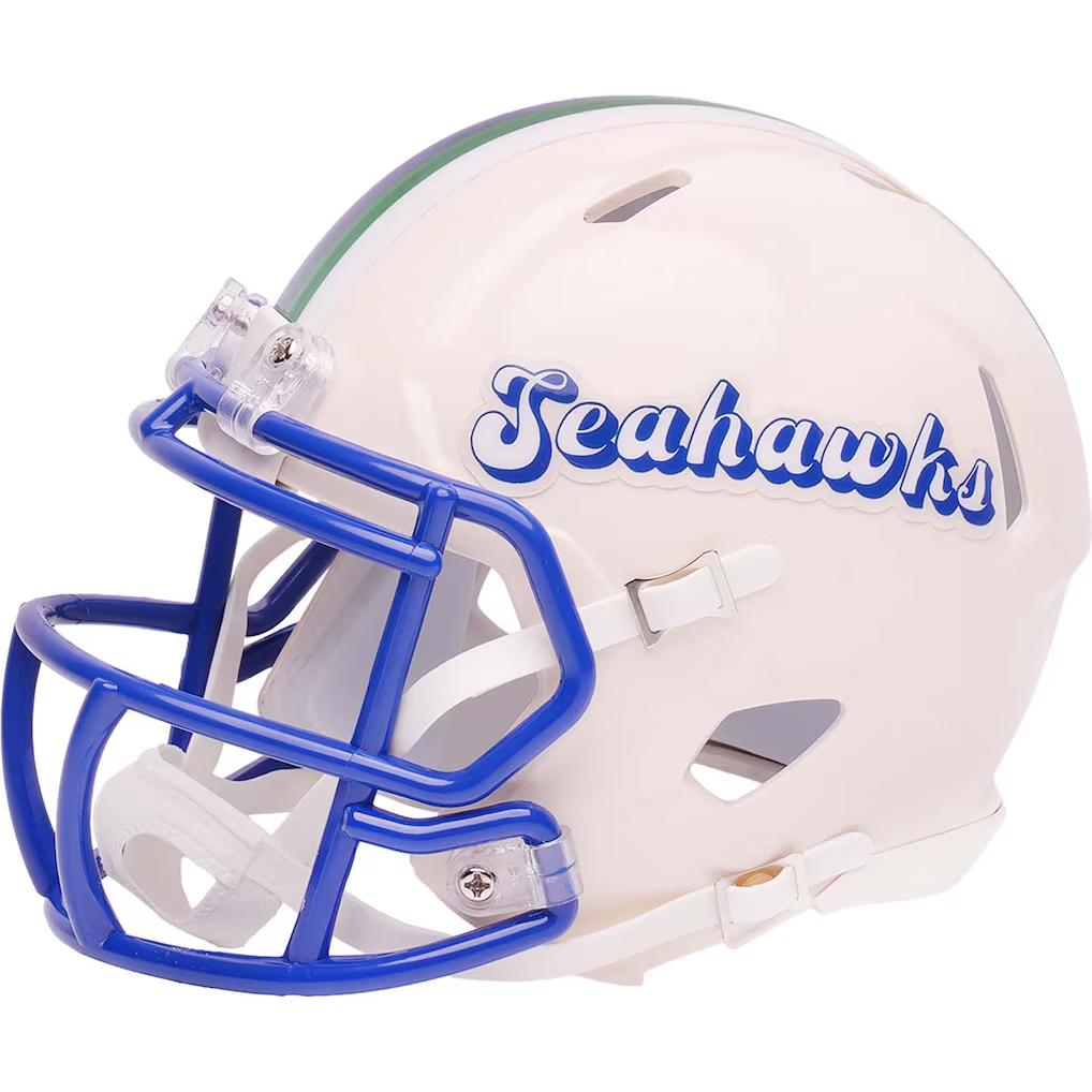 SEATTLE SEAHAWKS RETRO COLLECTION RIDDELL SPEED MINI HELMET
