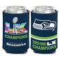 SEATTLE SEAHAWKS SUPER BOWL LX CHAMPIONS 12 OZ CAN COOLER