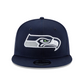 SEATTLE SEAHAWKS SUPER BOWL LX SIDE PATCH 9FIFTY SNAPBACK HAT- NAVY