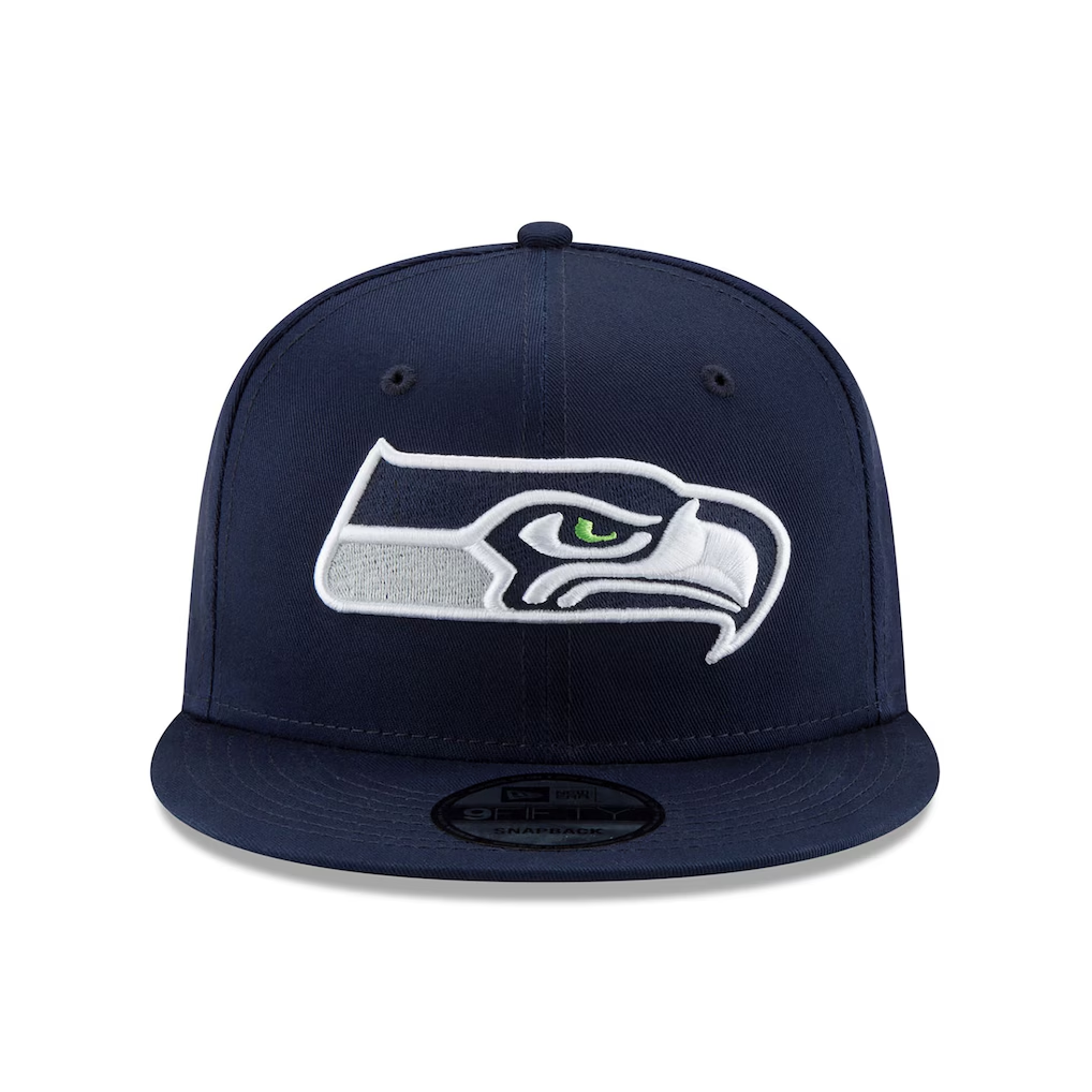 SEATTLE SEAHAWKS SUPER BOWL LX SIDE PATCH 9FIFTY SNAPBACK HAT- NAVY