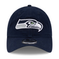 SEATTLE SEAHAWKS SUPER BOWL LX SIDE PATCH 9TWENTY ADJUSTABLE HAT- NAVY