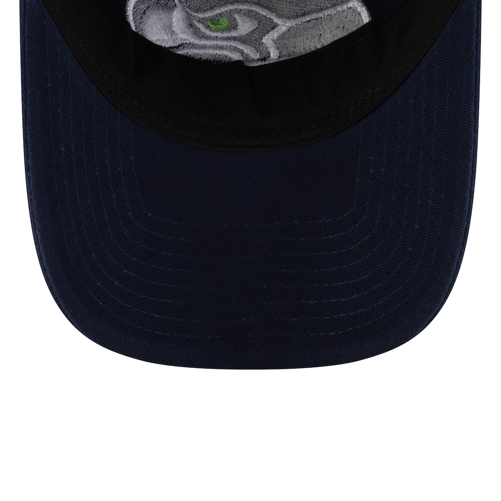 SEATTLE SEAHAWKS SUPER BOWL LX SIDE PATCH 9TWENTY ADJUSTABLE HAT- NAVY