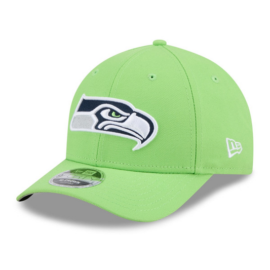 SEATTLE SEAHAWKS TEAM COLLECTION 9FORTY M-CROWN SNAPBACK ADJUSTABLE HAT - GREEN