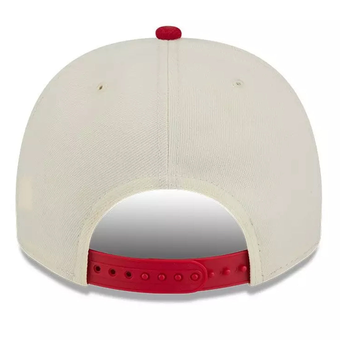 ST. LOUIS CARDINALS NEW ERA TRI-HIT 9FIFTY A-FRAME SNAPBACK HAT - CHROME WHITE/RED