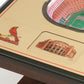 ST.LOUIS CARDINALS 25 LAYER 3D STADIUM LIGHTED END TABLE