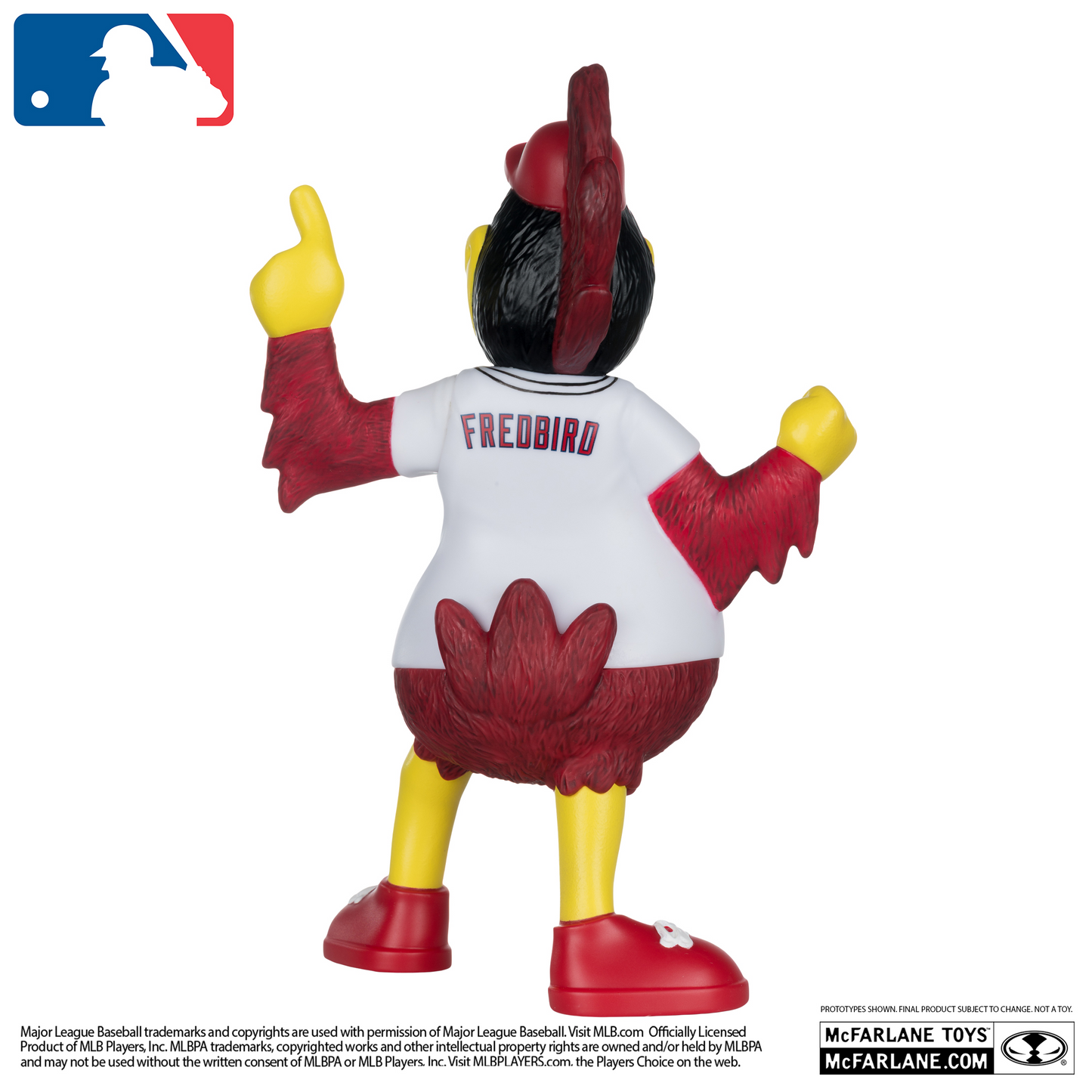 ST.LOUIS CARDINALS FREDBIRD MLB LEGACY 7" MCFARLANE SPORTS PICK FIGURE