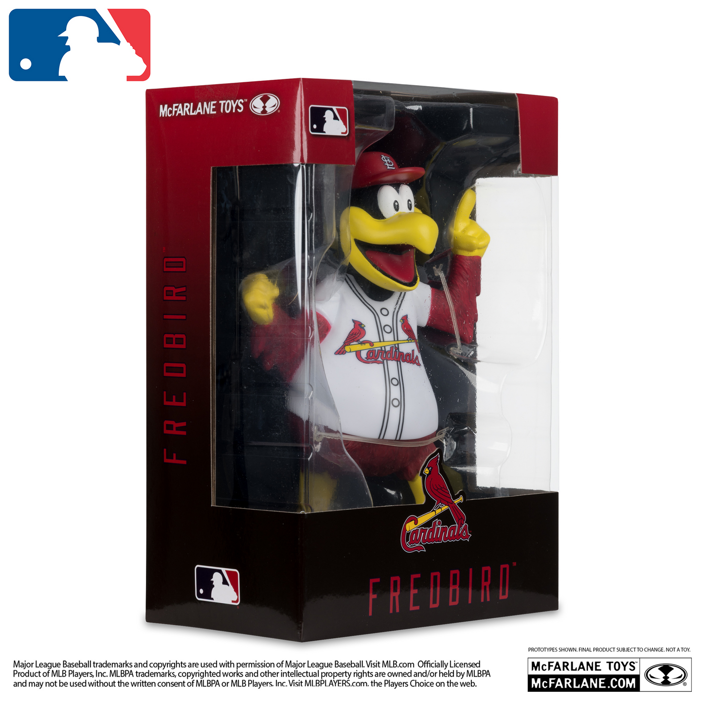 ST.LOUIS CARDINALS FREDBIRD MLB LEGACY 7" MCFARLANE SPORTS PICK FIGURE