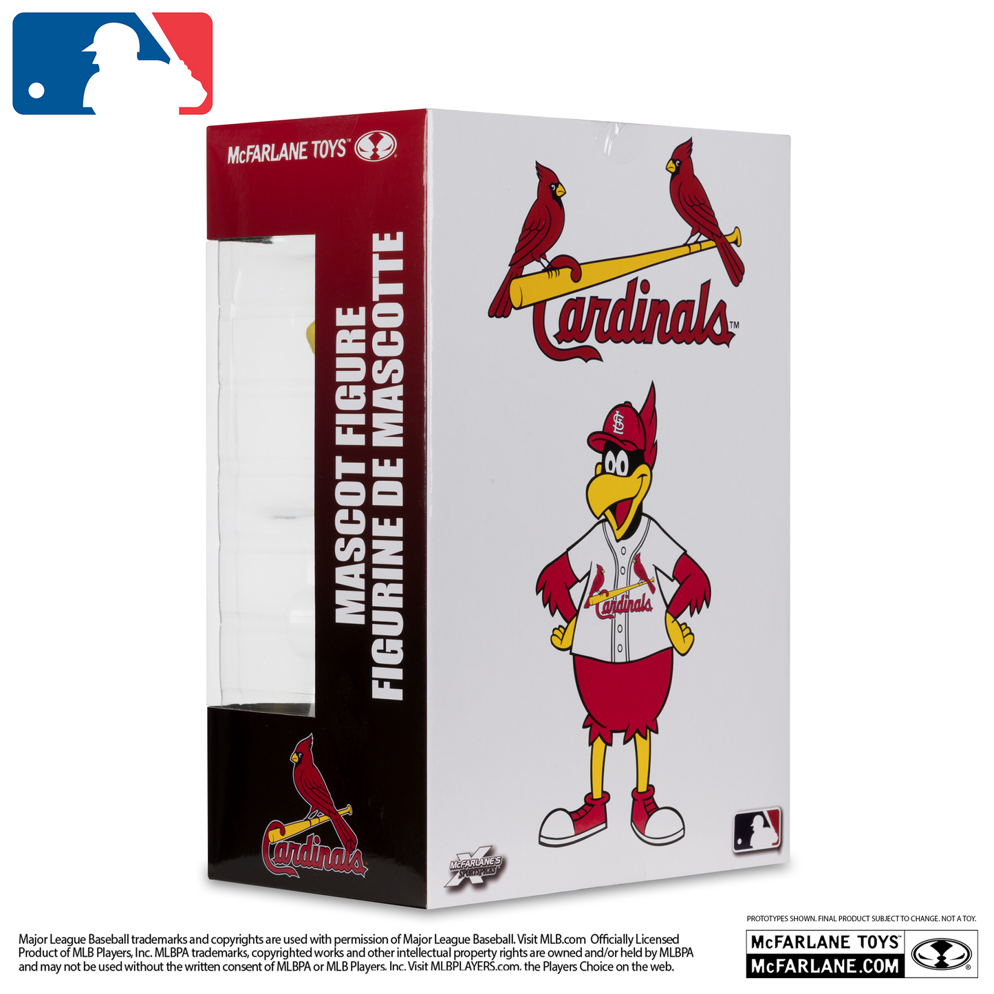 ST.LOUIS CARDINALS FREDBIRD MLB LEGACY 7" MCFARLANE SPORTS PICK FIGURE
