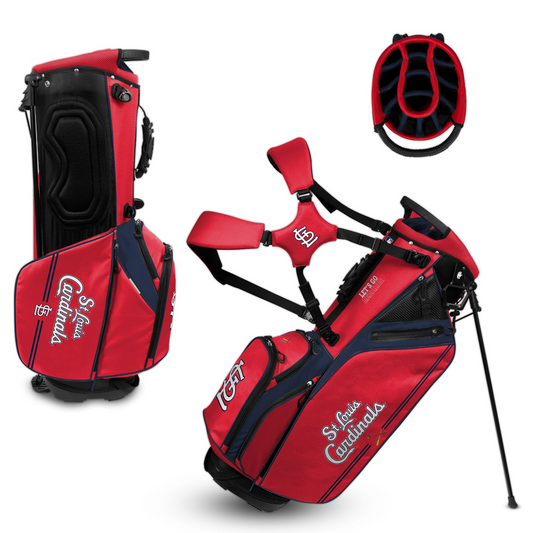 ST.LOUIS CARDINALS TEAM EFFORT CADDIE CARRY HYBRID BAG