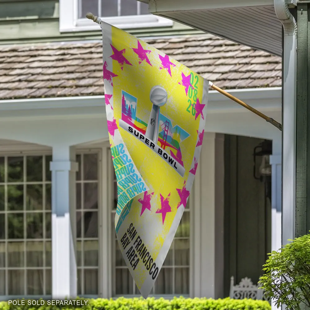 SUPER BOWL LX 1-SIDED 28" X 40" VERTICAL FLAG