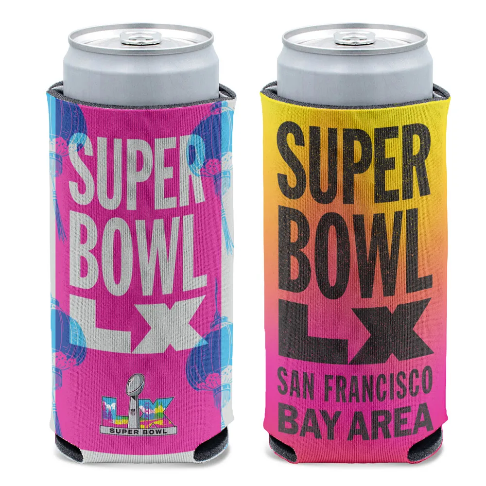 SUPER BOWL LX 12 OZ SLIM CAN COOLER