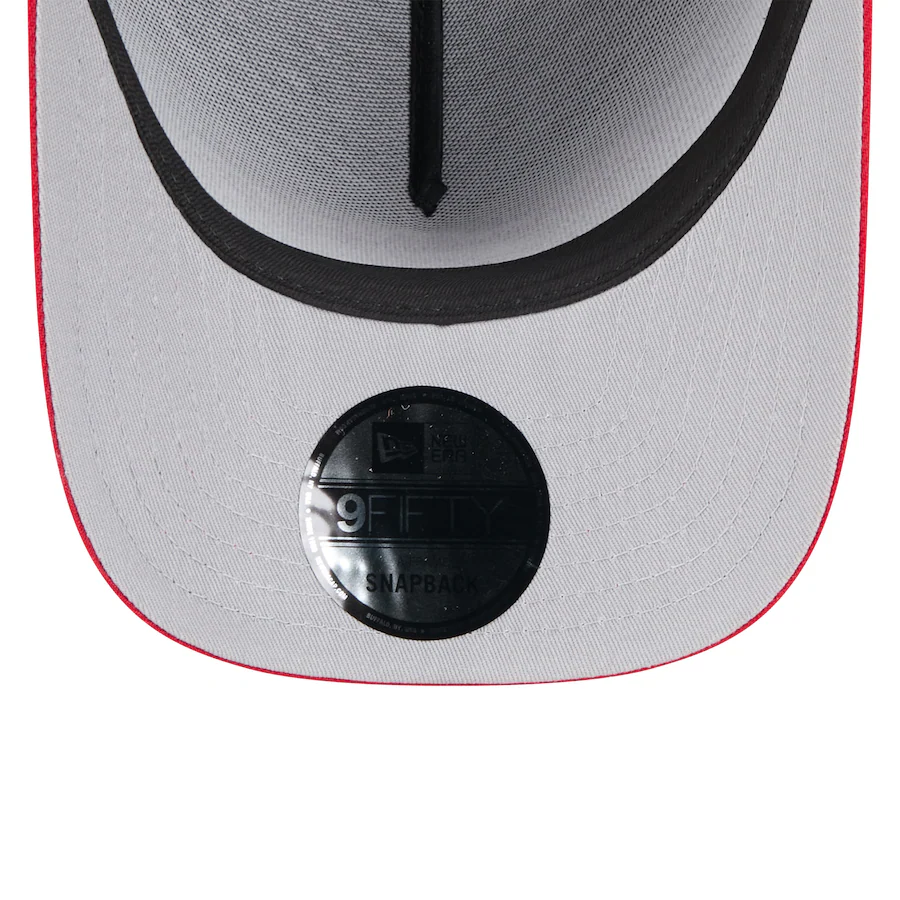 TAMPA BAY BUCCANEERS 2025 NFL DRAFT 9FIFTY A-FRAME SNAPBACK HAT - BLACK/RED