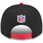 TAMPA BAY BUCCANEERS 2025 NFL DRAFT 9FIFTY A-FRAME SNAPBACK HAT - BLACK/RED