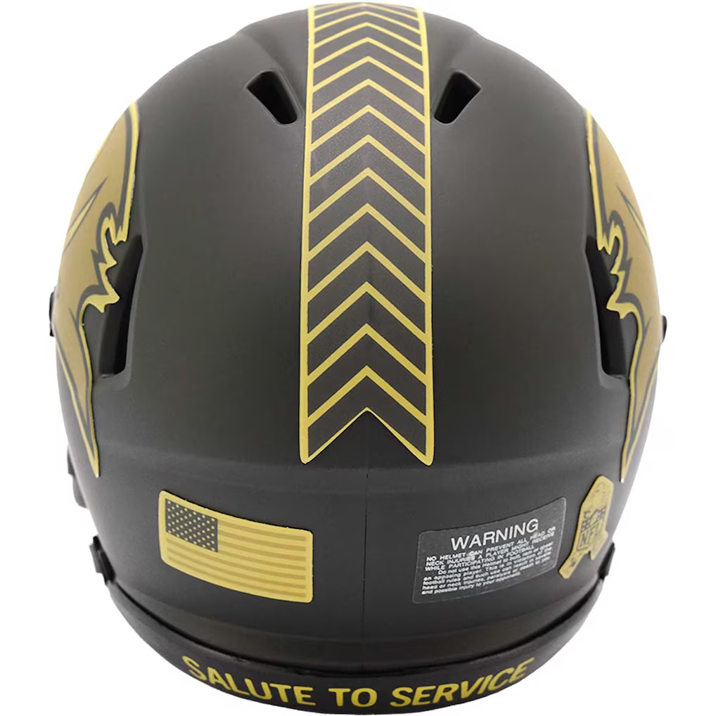 TAMPA BAY BUCCANEERS 2025 NFL SALUTE TO SERVICE RIDDELL SPEED MINI HELMET