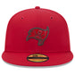 TAMPA BAY BUCCANEERS 2026 NFL SIDELINE 9FIFTY SNAPBACK HAT - RED