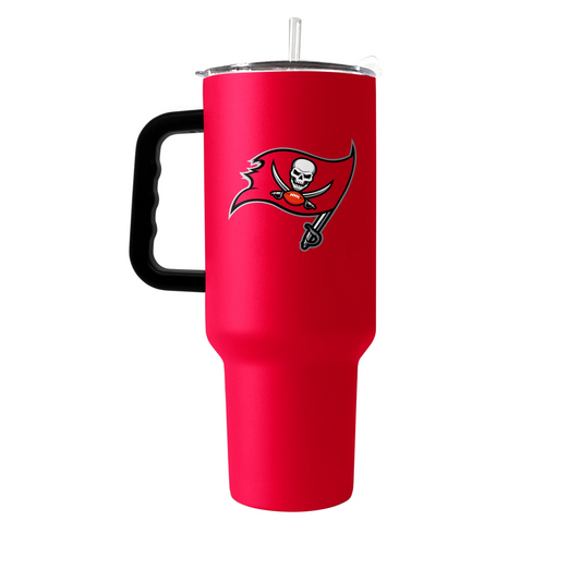 TAMPA BAY BUCCANEERS 40OZ. FLIPSIDE TRAVEL TUMBLER WITH HANDLE