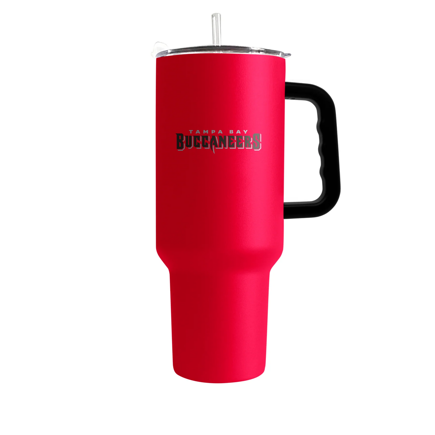 TAMPA BAY BUCCANEERS 40OZ. FLIPSIDE TRAVEL TUMBLER WITH HANDLE
