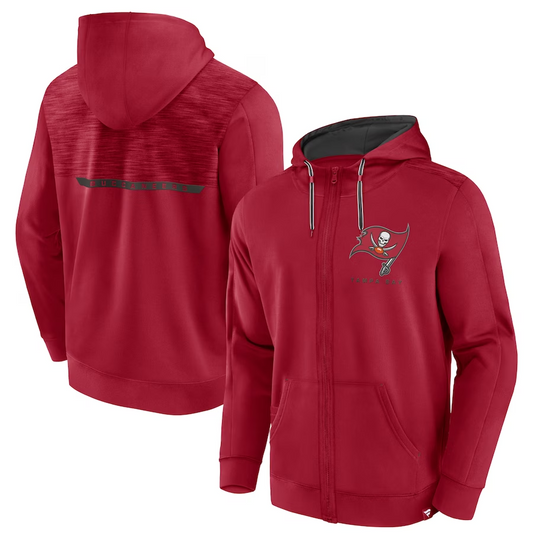 TAMPA BAY BUCCANEERS MEN'S DEFENDER EVO FULL-ZIP SWEATSHIRT