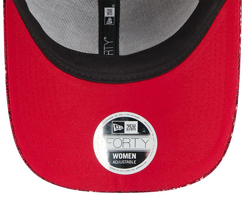 TAMPA BAY BUCCANEERS WOMEN'S SEQUIN 9FORTY ADJUSTABLE HAT - RED