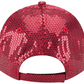 TAMPA BAY BUCCANEERS WOMEN'S SEQUIN 9FORTY ADJUSTABLE HAT - RED