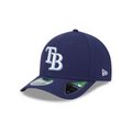 TAMPA BAY RAYS YOUTH PLAYER REPLICA 9FORTY M-CROWN SNAPBACK ADJUSTABLE HAT - NAVY