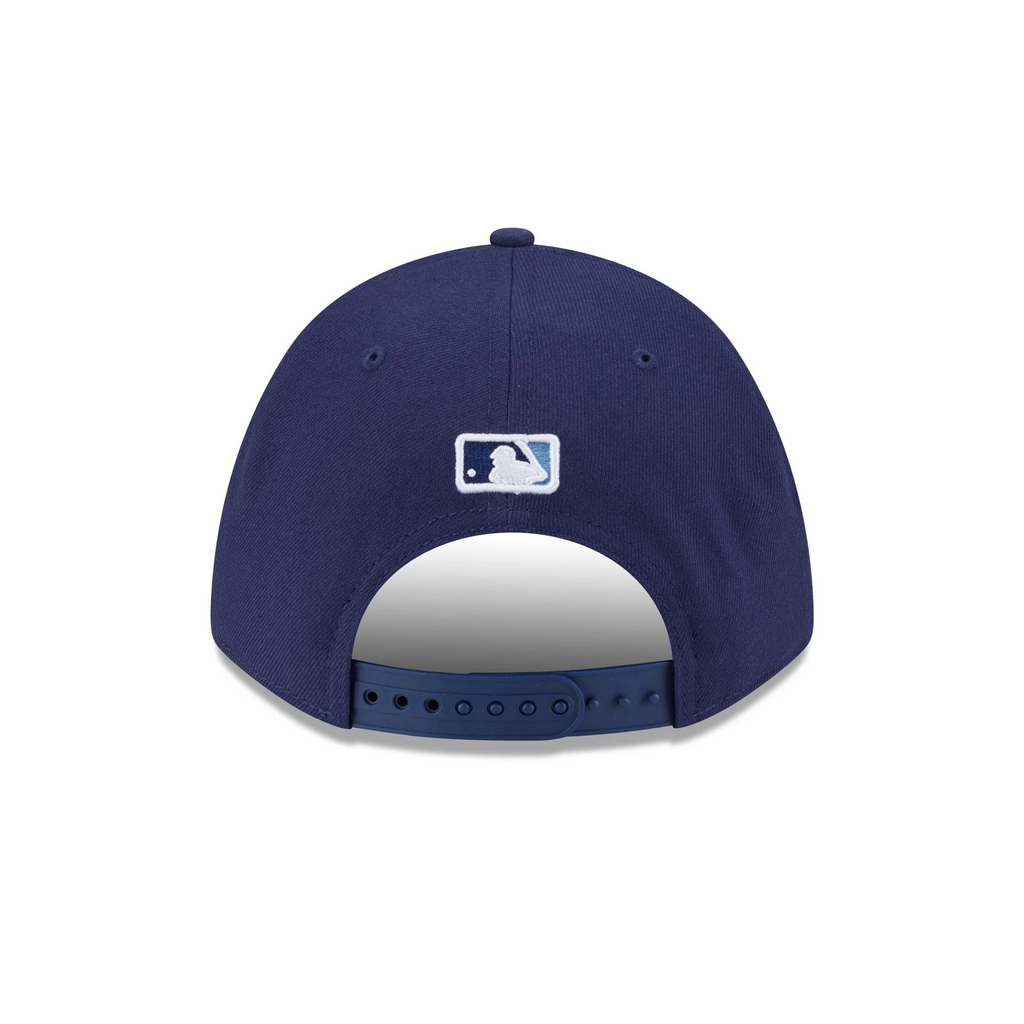 TAMPA BAY RAYS YOUTH PLAYER REPLICA 9FORTY M-CROWN SNAPBACK ADJUSTABLE HAT - NAVY