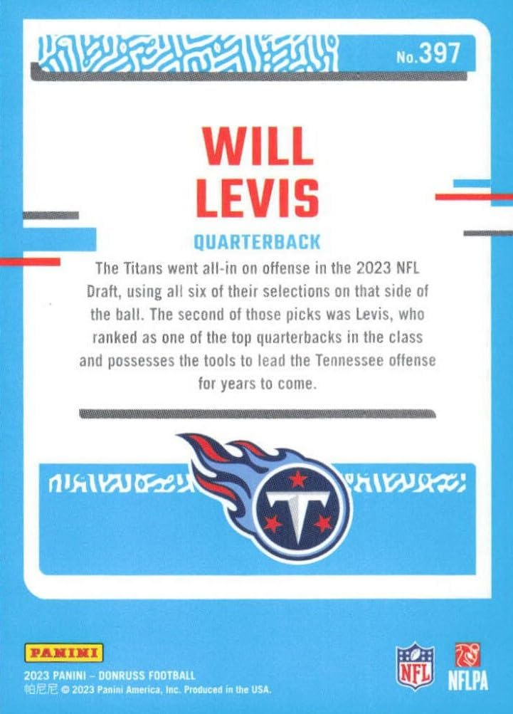 TENNESSEE TITANS 2023 TEAM SET BY DONRUSS