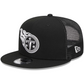 TENNESSEE TITANS EVERGREEN TRUCKER 9FIFTY SNAPBACK HAT - BLACK/WHITE
