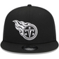 TENNESSEE TITANS EVERGREEN TRUCKER 9FIFTY SNAPBACK HAT - BLACK/WHITE