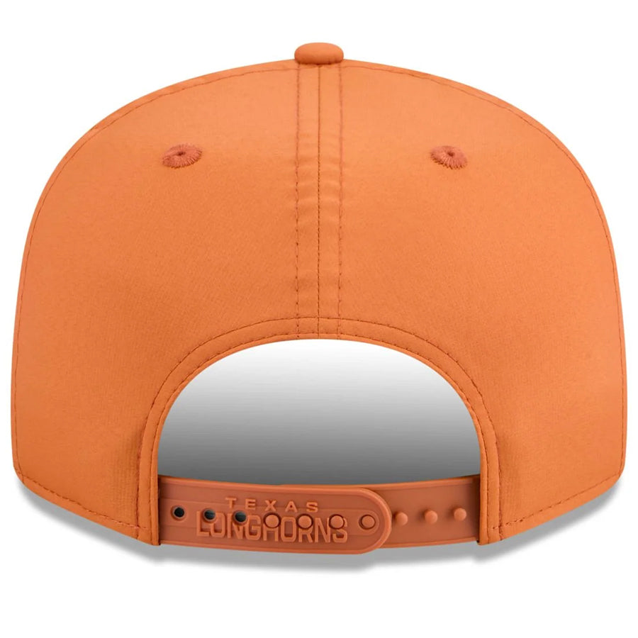 TEXAS LONGHORNS 2025 SIDELINE SPLIT PANEL 9FIFTY SNAPBACK HAT - BURNT ORANGE
