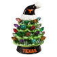 TEXAS LONGHORNS 4" MINI LED TABLETOP CHRISTMAS TREE