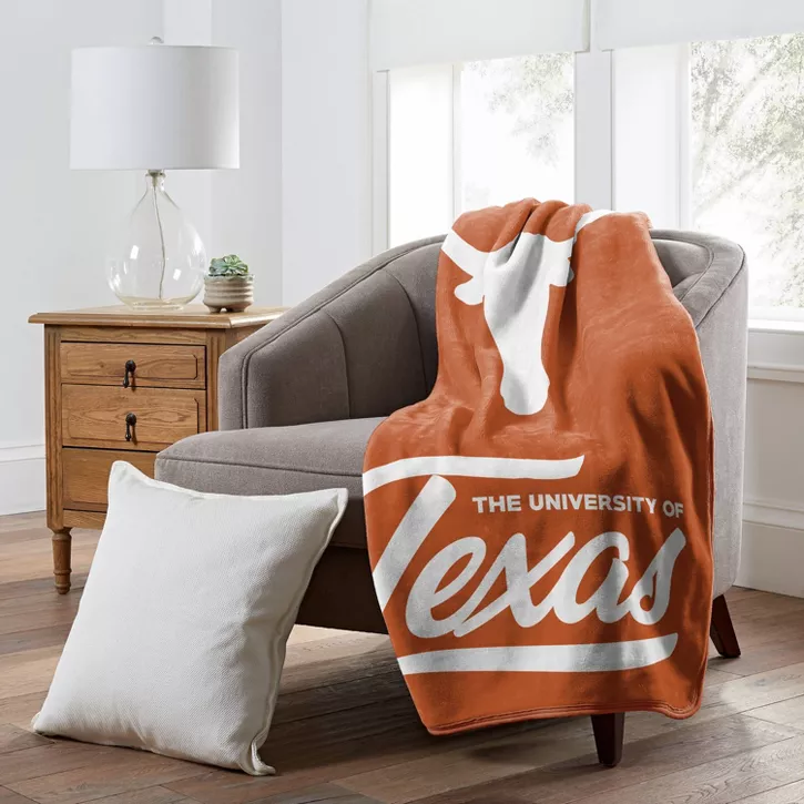 TEXAS LONGHORNS SIGNATURE 50"X60" RASCHEL THROW BLANKET