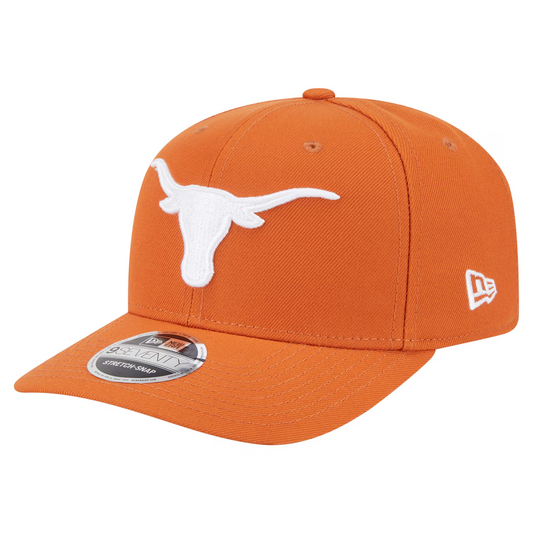 TEXAS LONGHORNS TEAM COLLECTIVE 9SEVENTY STRETCH-SNAP ADJUSTABLE HAT - ORANGE